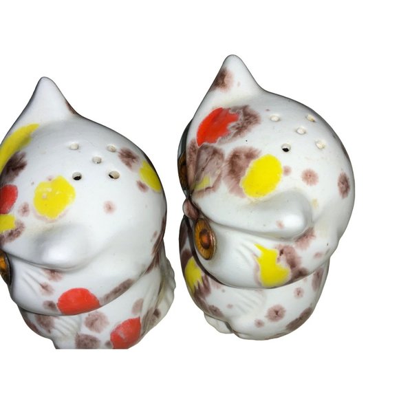 Owl Salt and Pepper Shaker Set- Colorful - Picture 6 of 16